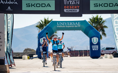SEGUNDO TRIUNFO PARA NATALIA FISCHER (EXTREMADURA-ECOPILAS) EN LA SKODA TITÁN DESERT ALMERÍA