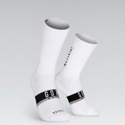 Gobik Calcetines UNISEX Superb White Axis Extra Long