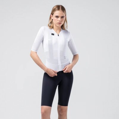 Maillot Manga Corta Unisex Carrera 3.0 White