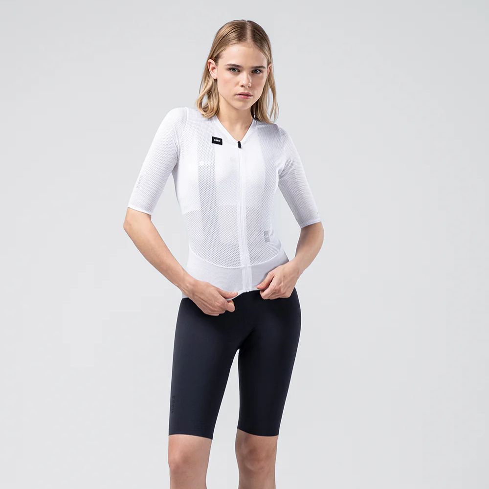 Maillot Manga Corta Unisex Carrera 3.0 White